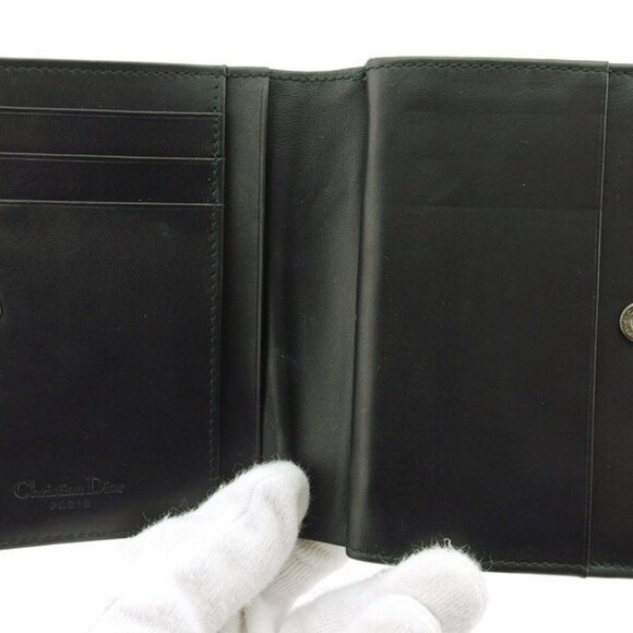 Dior purse wallet trotter canvas x leather Authentic Used - Picture 6 of 11